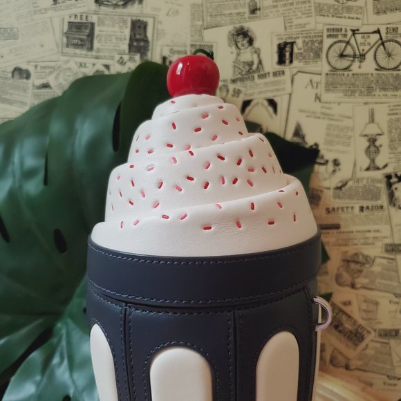 Kate Spade Bing Ice Cream Sundae Crossbody Shoulder Bag Purse Novelty K6053 NWT - Picture 3 of 6